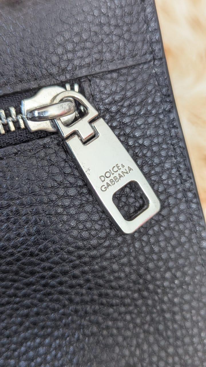 Dolce&Gabbana Logo calfskin pouch