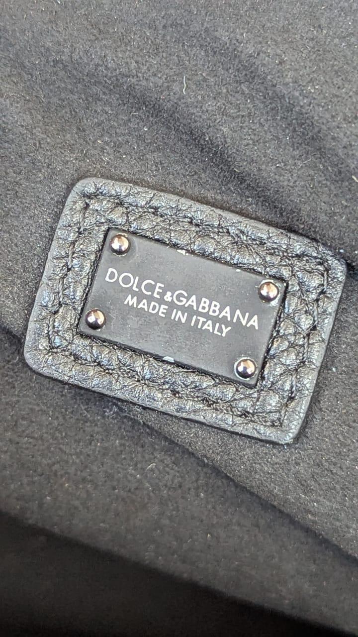 Dolce&Gabbana Logo calfskin pouch