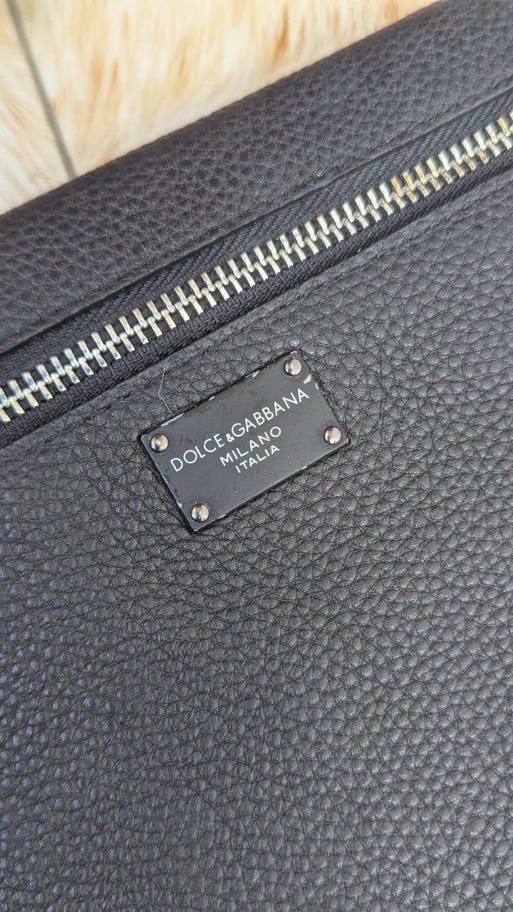 Dolce&Gabbana Logo calfskin pouch