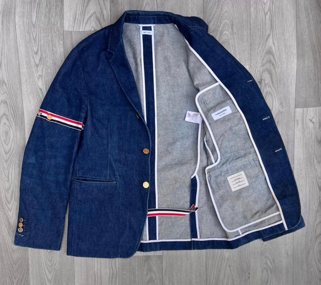 Thom Browne Classic Unconstructed Sport Coat L
