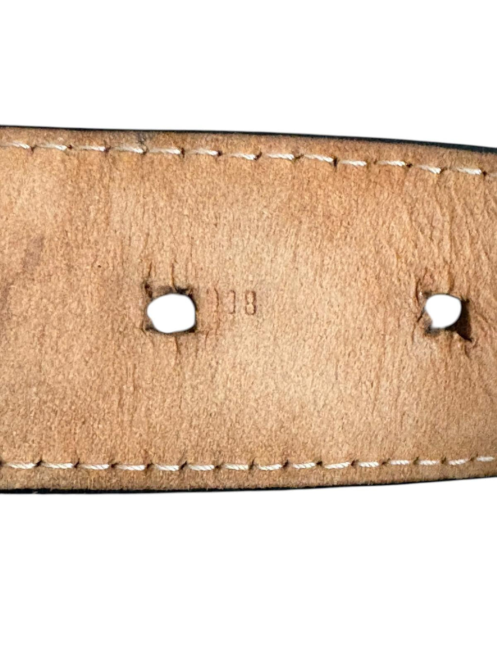 Louis Vuitton Taiga Leather Belt – Black, Size 38/95