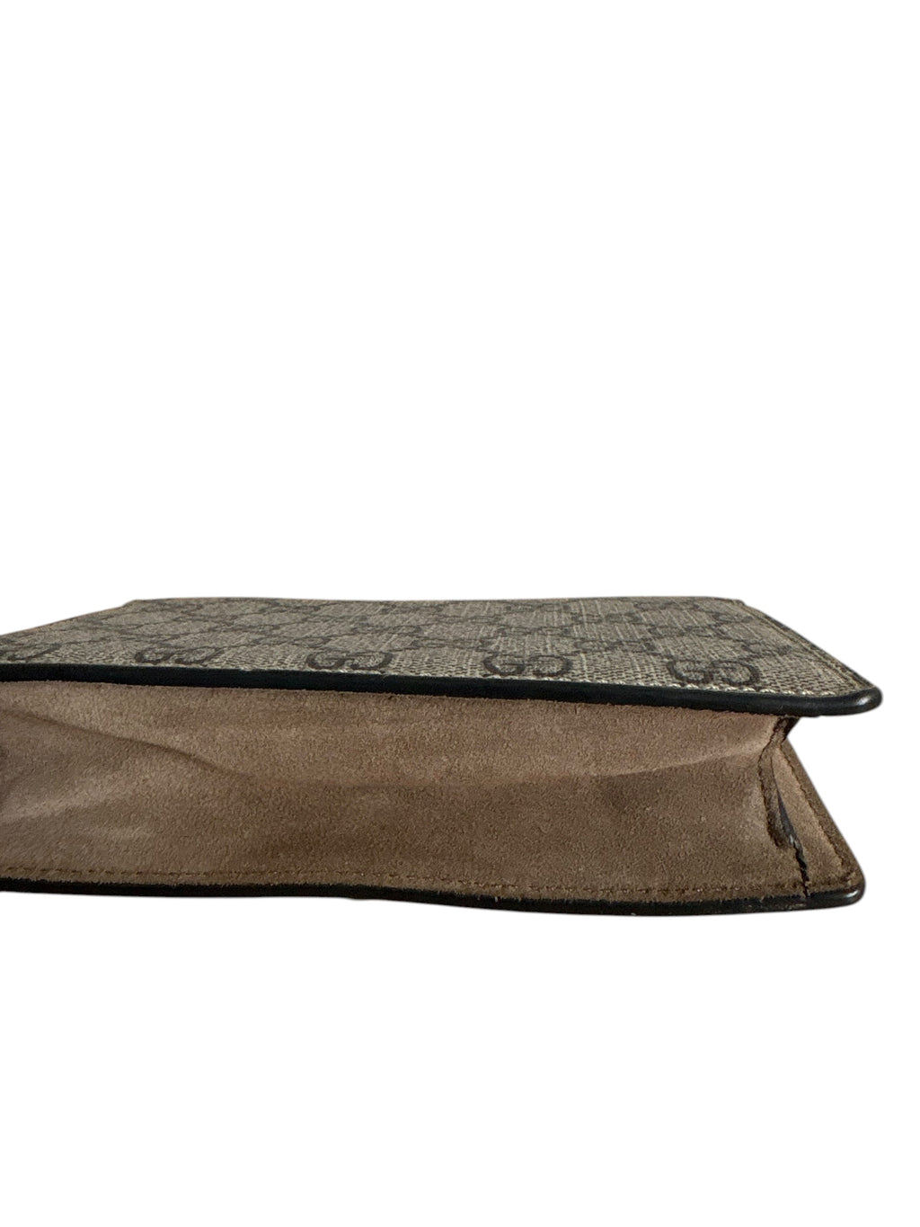 Gucci Dionysus Mini Bag – GG Supreme Canvas & Taupe Suede