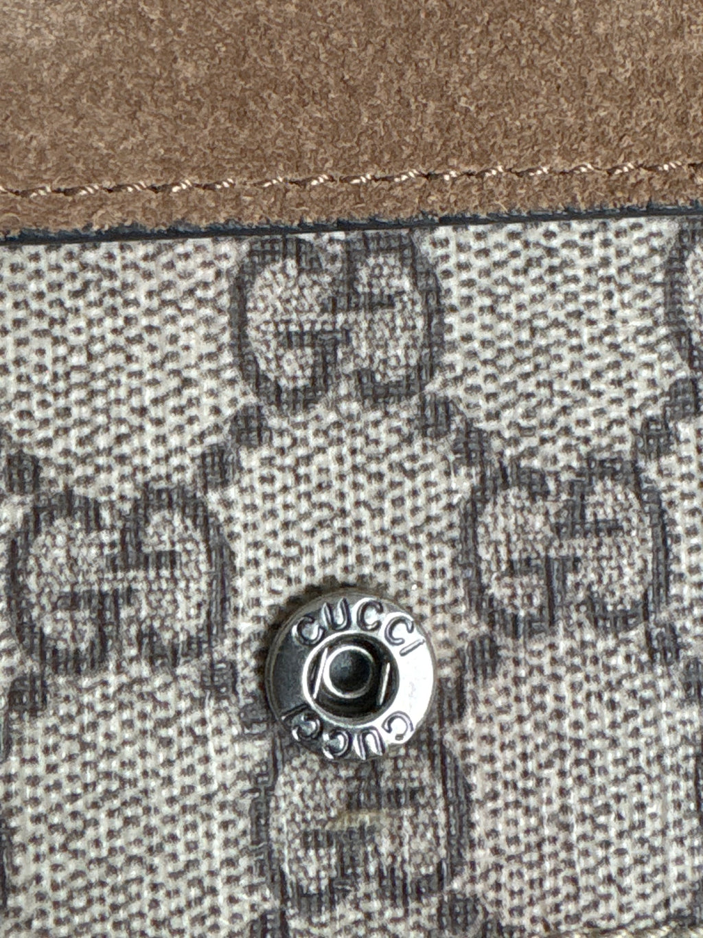 Gucci Dionysus Mini Bag – GG Supreme Canvas & Taupe Suede
