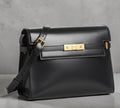 Saint Laurent Manhattan Shoulder Bag — Black Box Leather