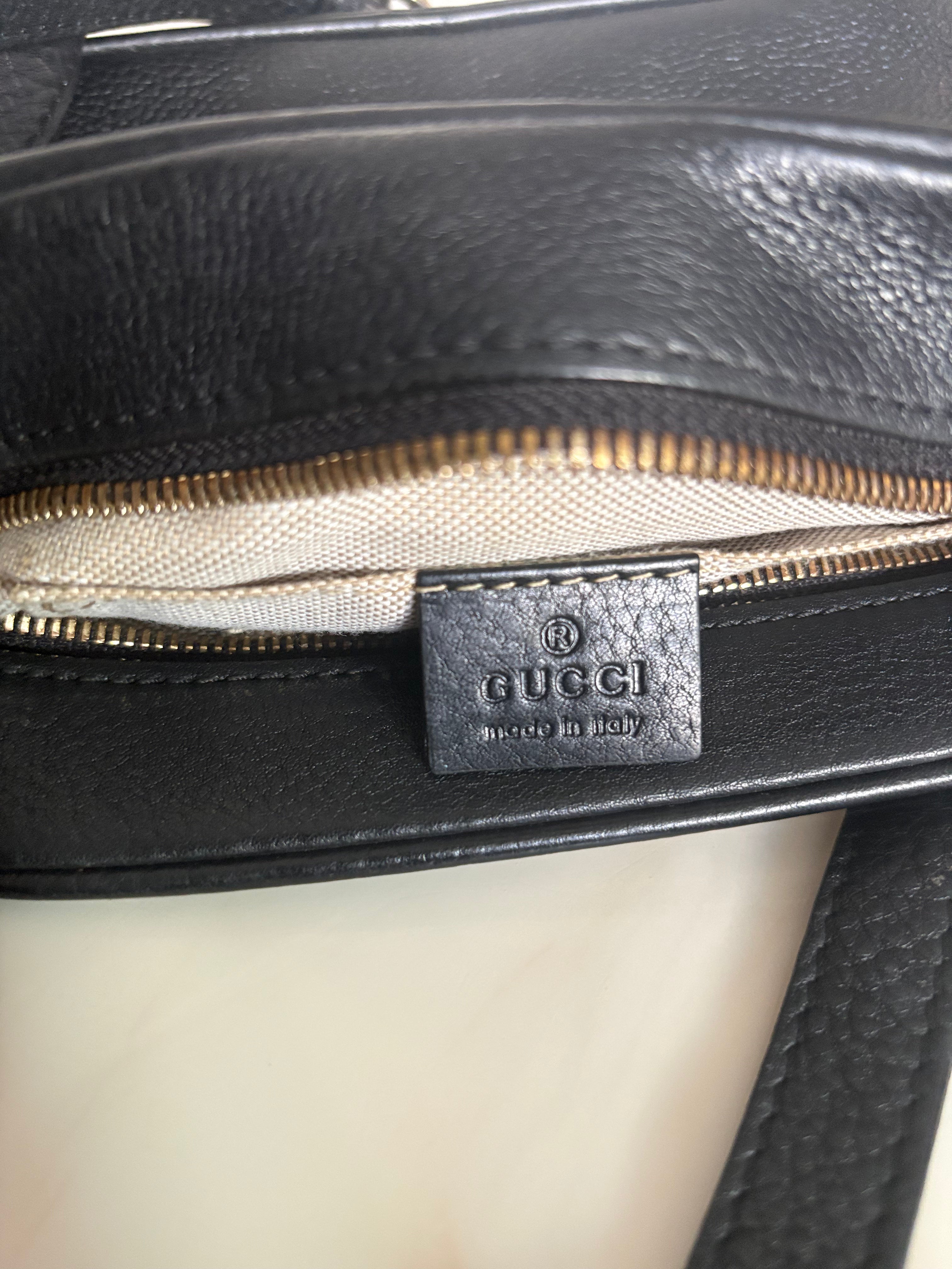 Gucci Soho Disco Bag – Black Pebbled Leather