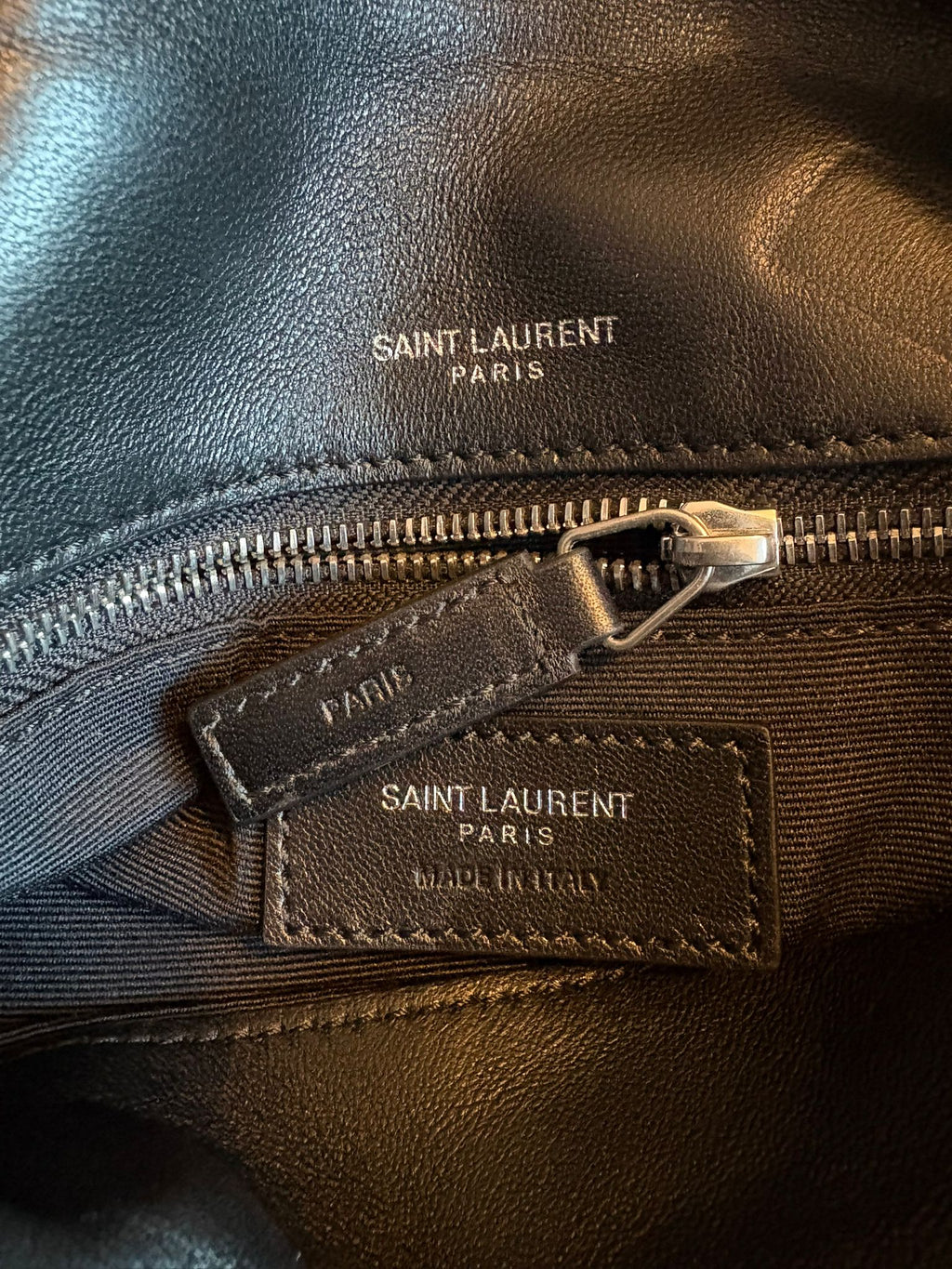 Saint Laurent Loulou Puffer Small Bag — Black Quilted Leather