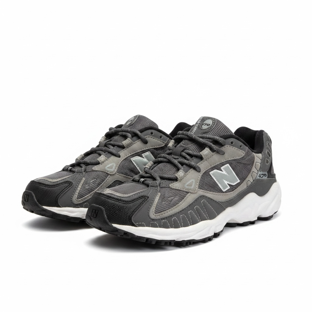 New Balance 703 Trail Running Sneakers – Grey & Black