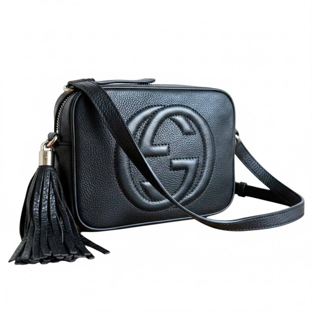 Gucci Soho Disco Bag – Black Pebbled Leather