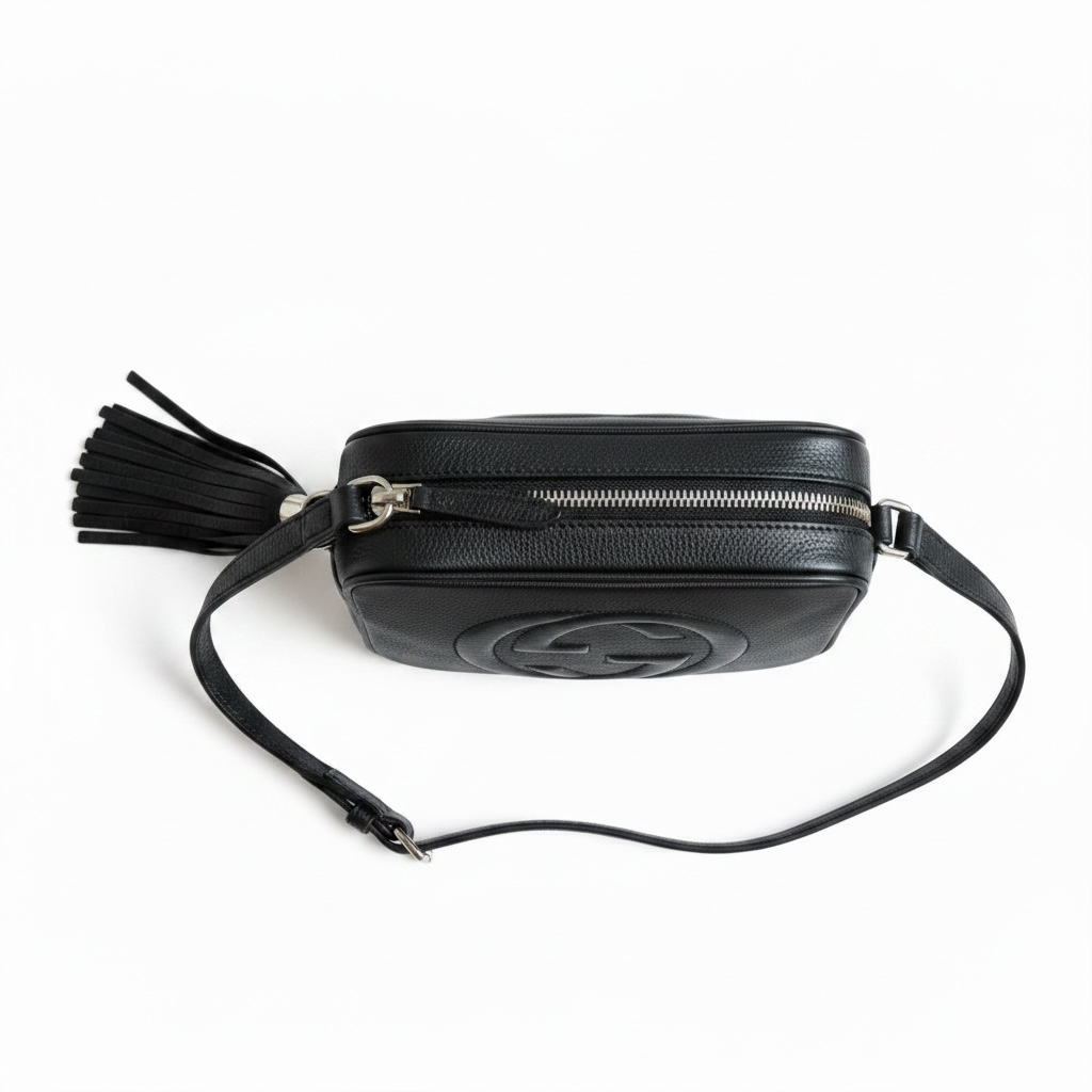 Gucci Soho Disco Bag – Black Pebbled Leather