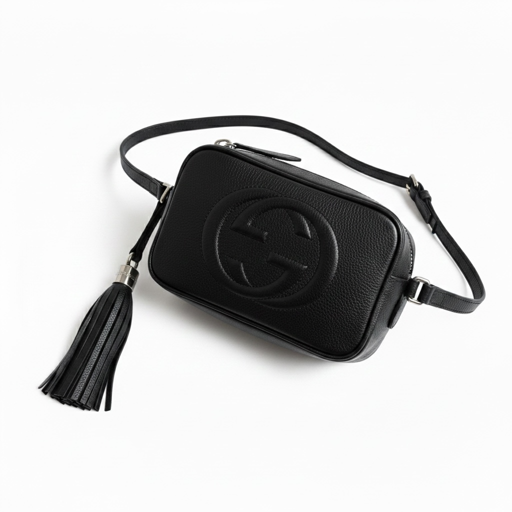 Gucci Soho Disco Bag – Black Pebbled Leather