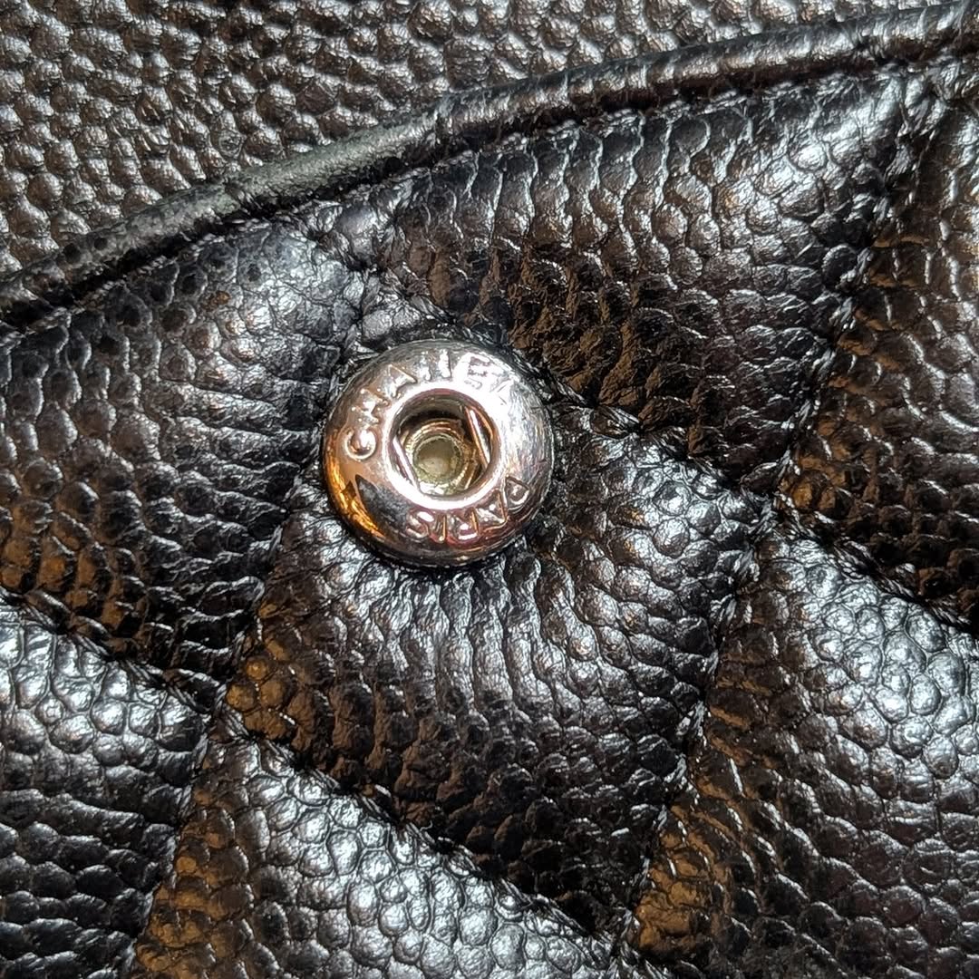 Chanel Classic Double Flap Bag — Black Caviar & Silver Hardware