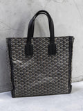 Goyard Voltaire Tote PM — Black Goyardine
