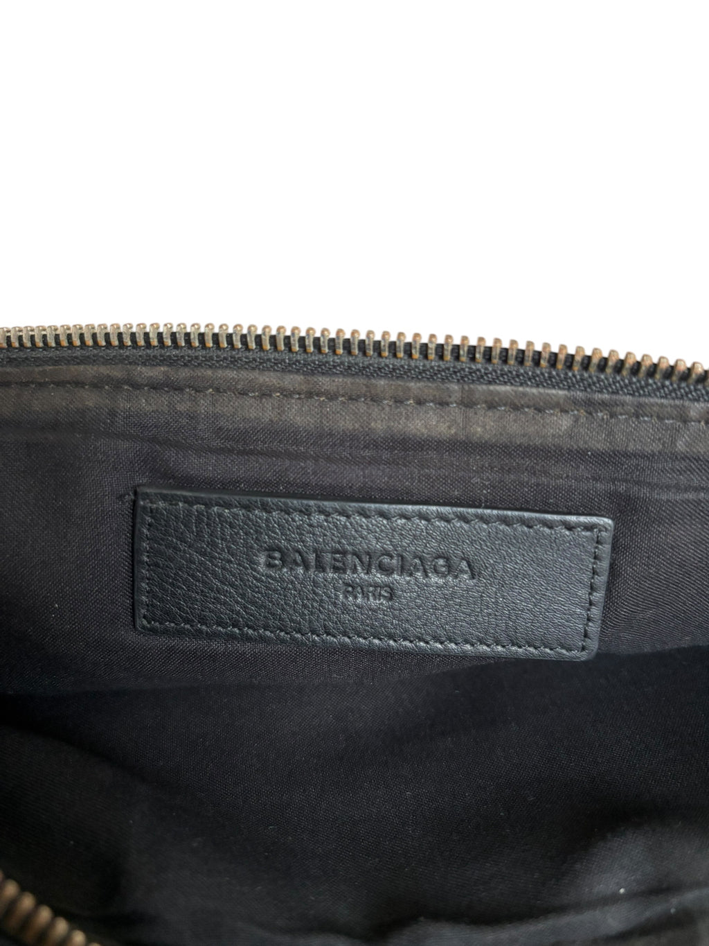 Balenciaga Everyday Clutch in Black Leather