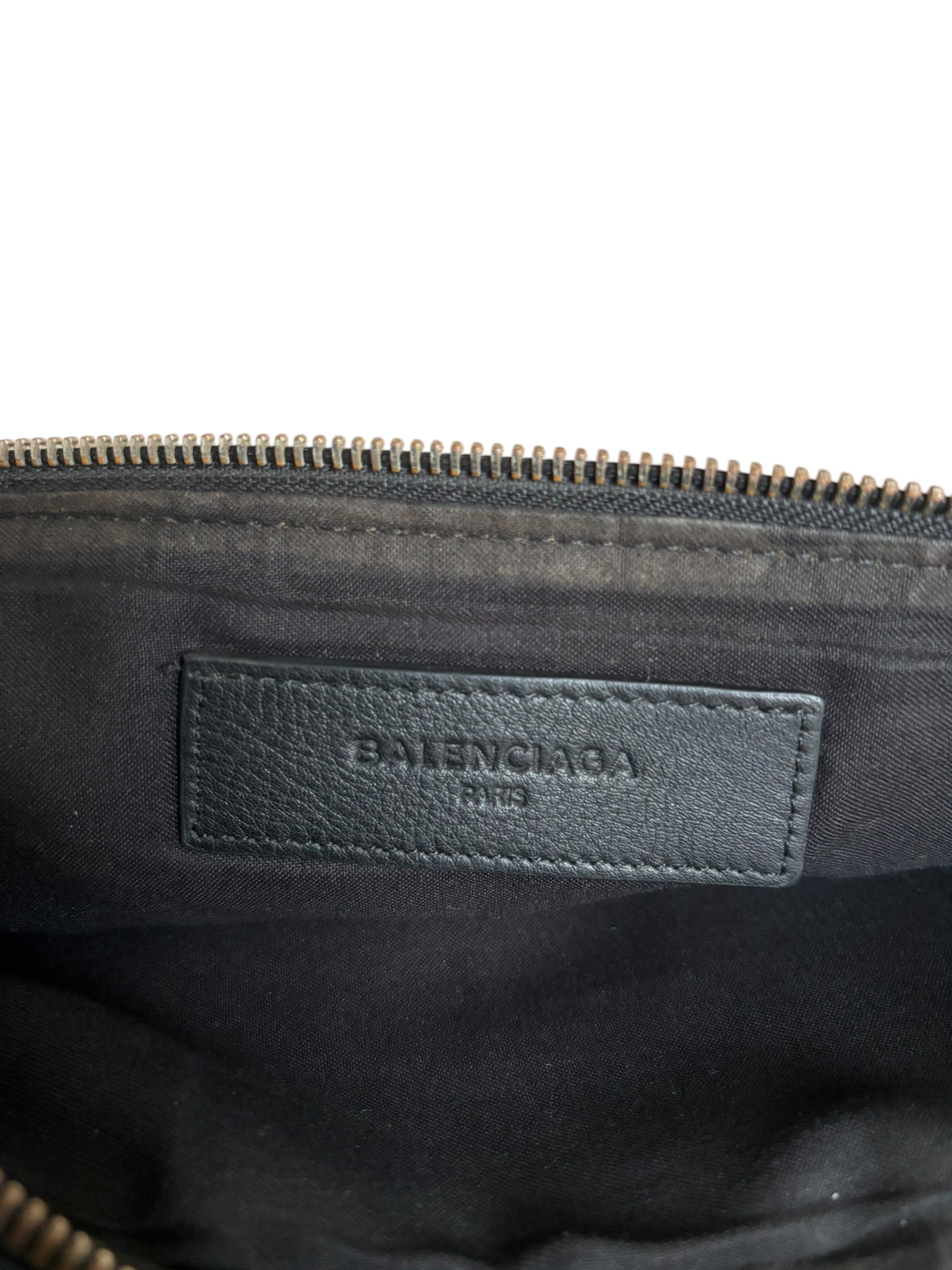 Balenciaga Everyday Clutch in Black Leather