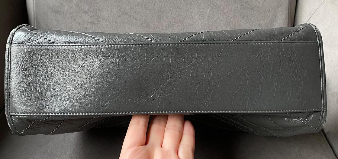 Saint Laurent Niki Shopping Tote — Grey