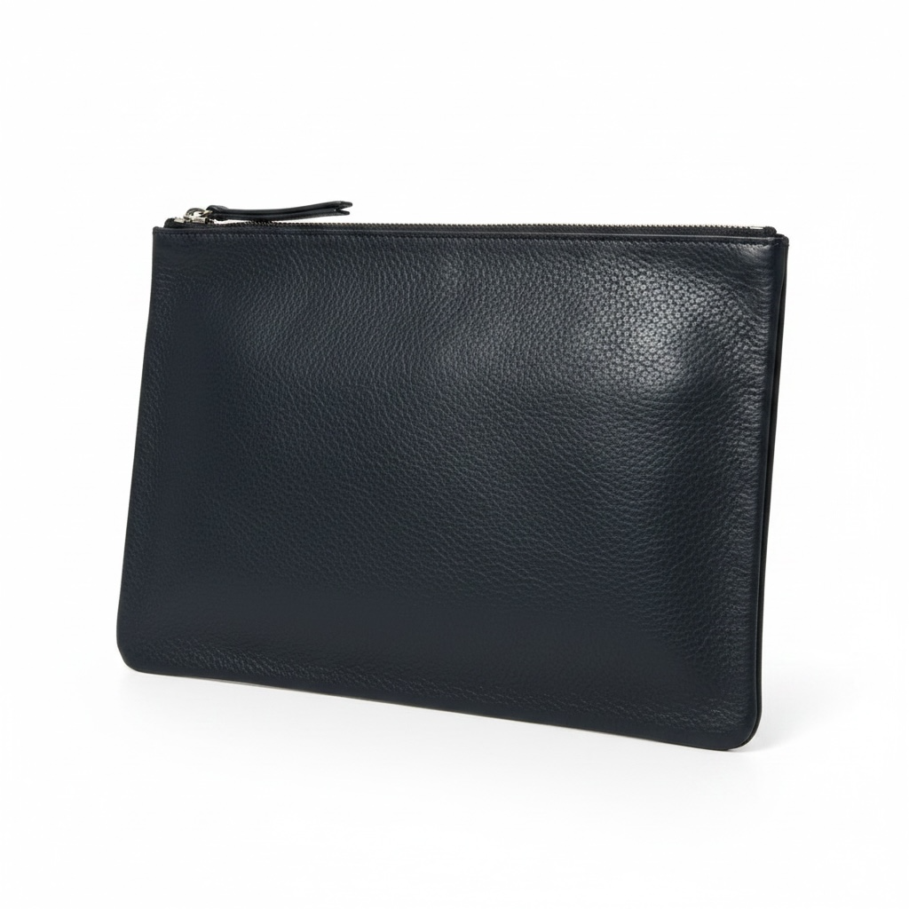 Balenciaga Everyday Clutch in Black Leather