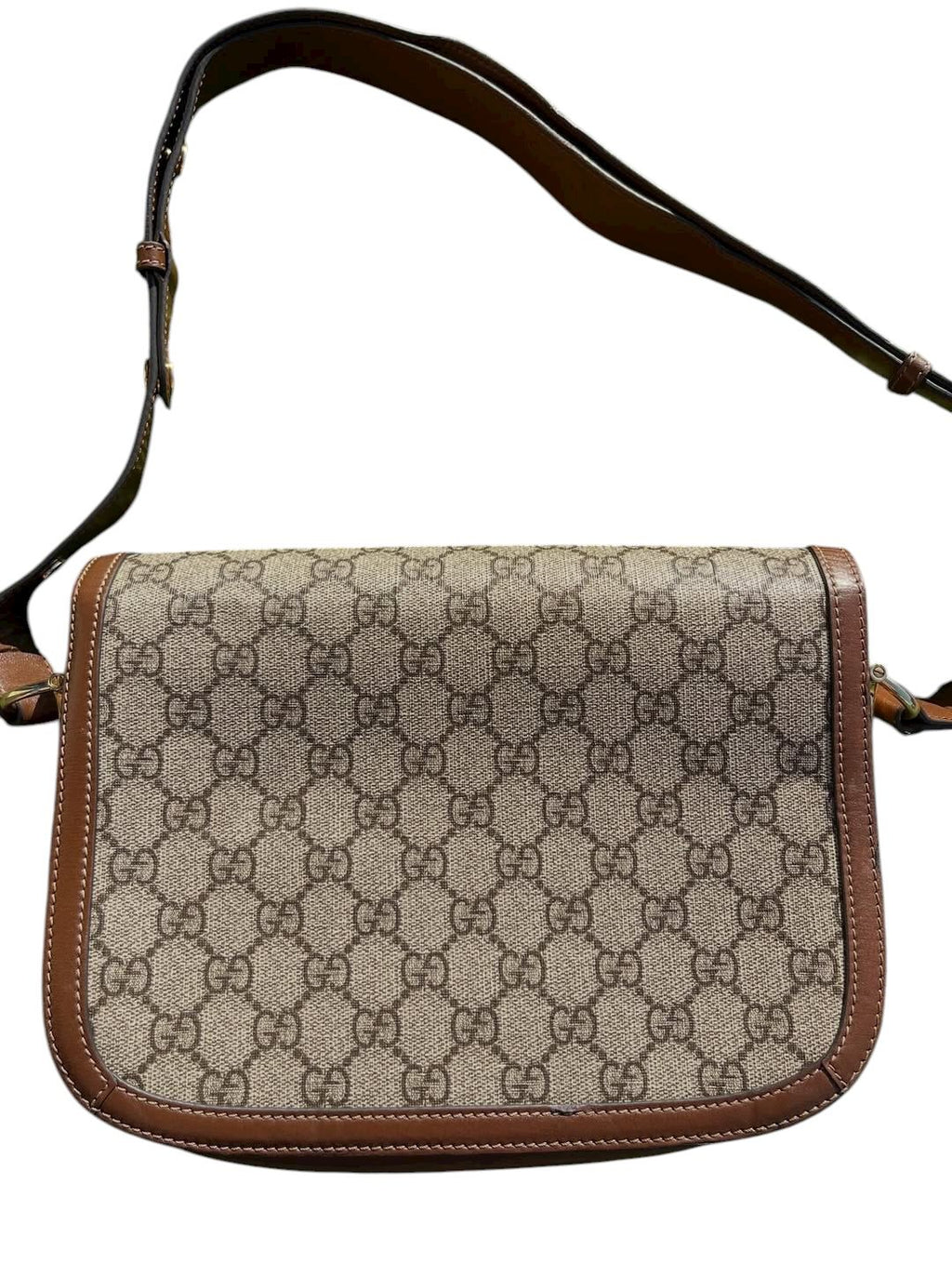 Gucci Horsebit 1955 Mini Printed Coated-Canvas & Leather Shoulder Bag